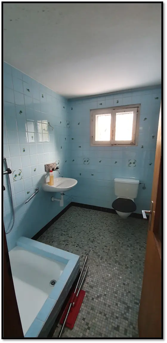 Salle de bain avant rénovation
